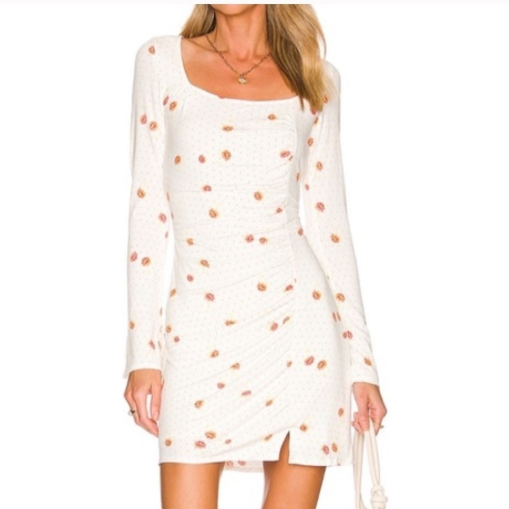 Free People Celia Square Neck Floral Dress - NWT